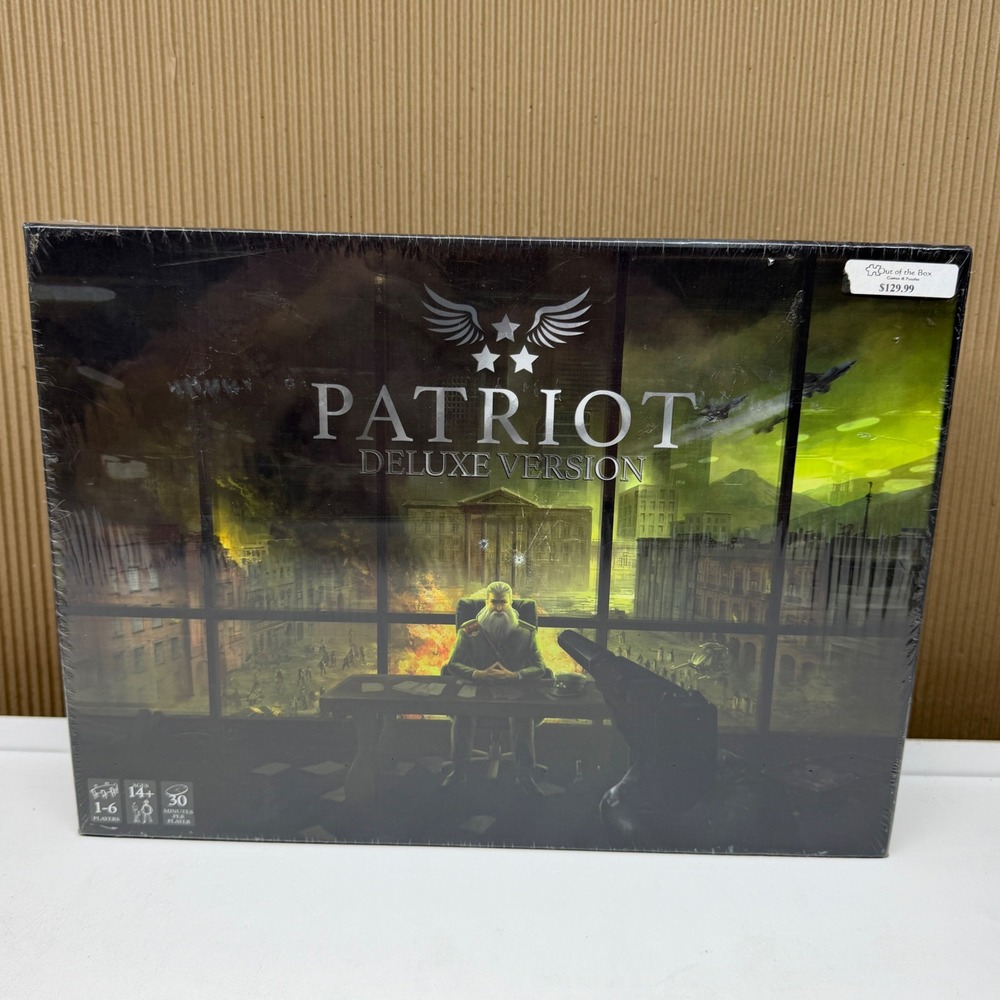 Patriot Deluxe Version Board Game 1st Edition Grand Gamers Guild New Sealed